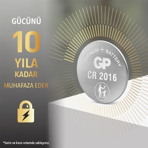 Piller GP GPCR2016 3V LİTYUM TEKLİ KART Satın Al