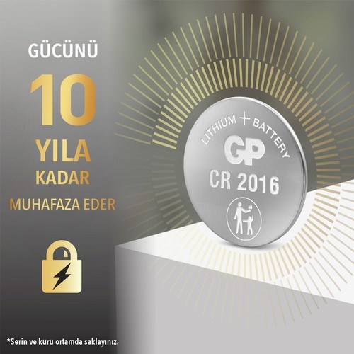 Piller GP GPCR2016 3V LİTYUM TEKLİ KART Satın Al