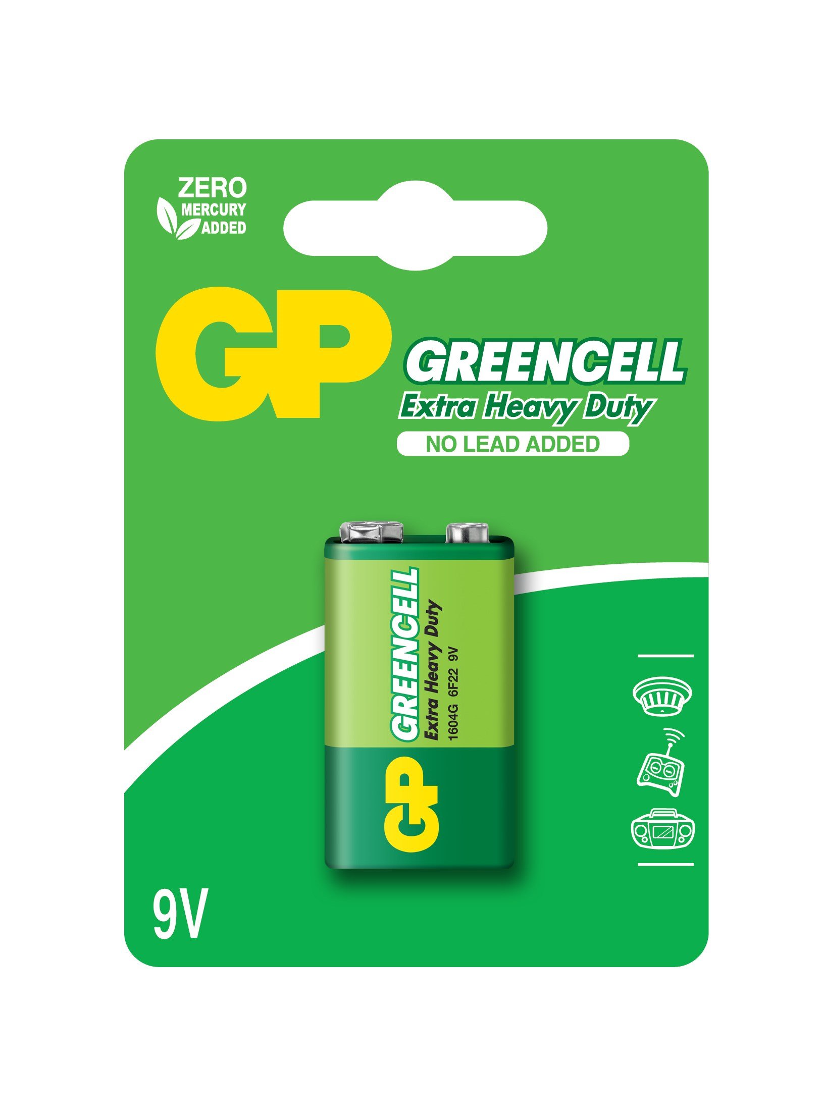 Piller GREENCELL GP1604G-2U1 9V ÇİNKO TEKLİ PAKET Satın Al