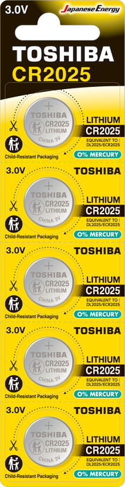 Piller Toshiba Cr 2025 Lithium 5'li Pil Satın Al