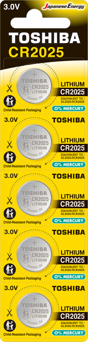 Piller Toshiba Cr 2025 Lithium 5'li Pil Satın Al