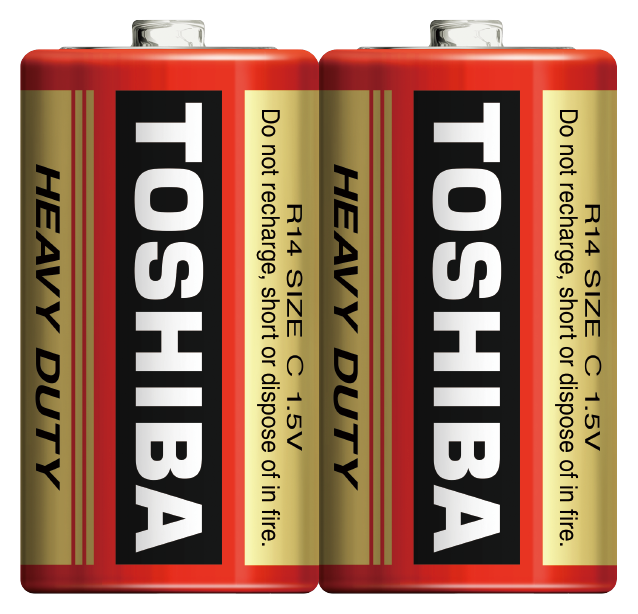Piller Toshiba R14KG Orta Pil 2'li Satın Al