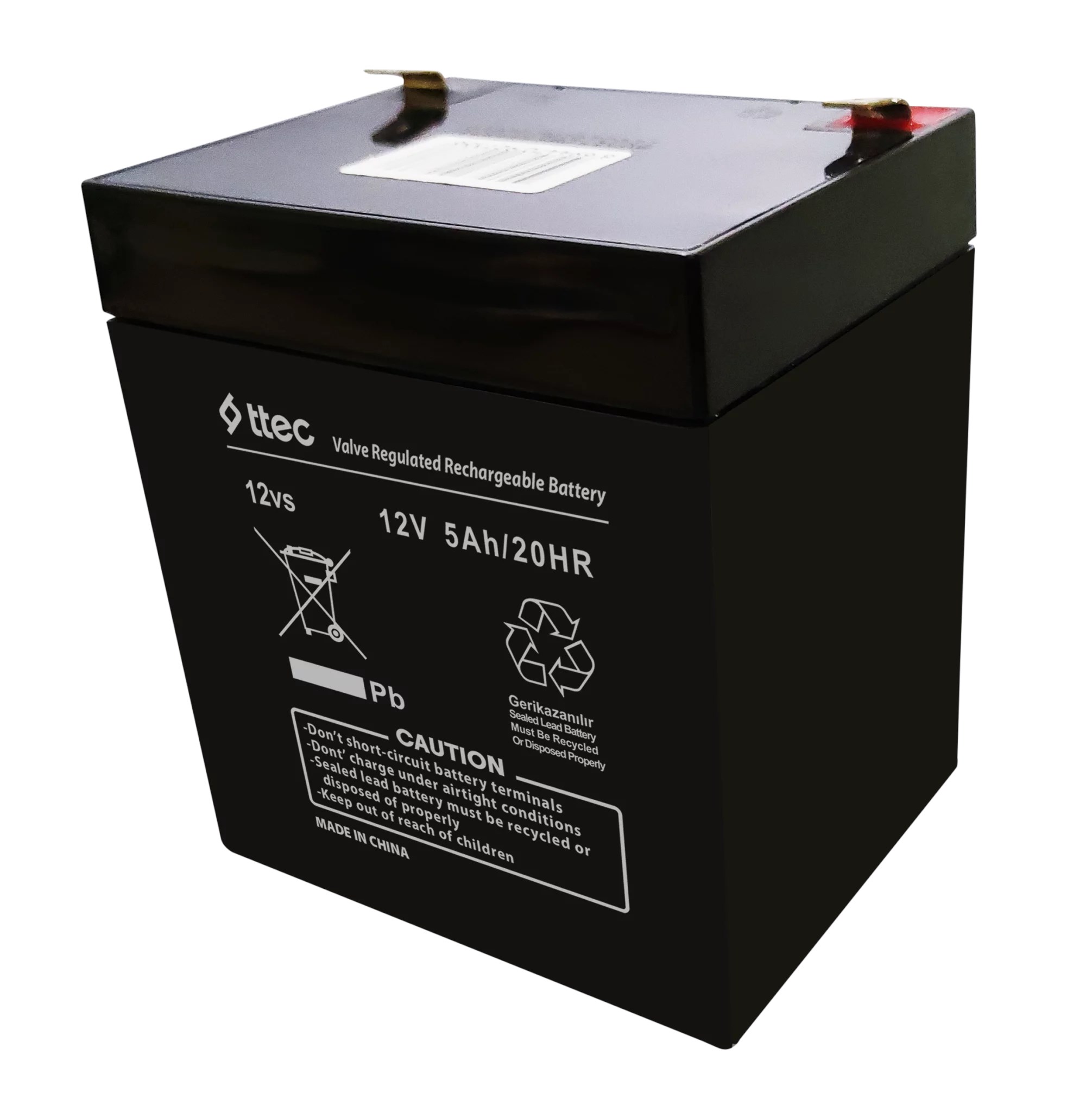 Piller TTEC 12V 5AH BAKIMSIZ KURU AKÜ Satın Al