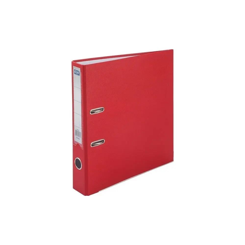 Plastik Klasörler Kraf Plastik Klasör Dar A4 Kırmızı Satın Al