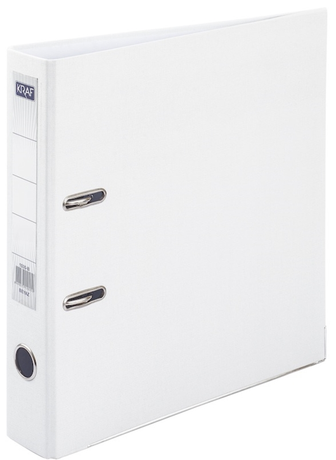 Plastik Klasörler Kraf Plastik Klasör Dar A4 Beyaz Satın Al