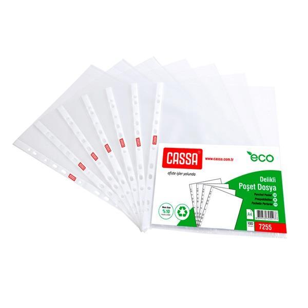Poşet Dosyalar Cassa Poşet Dosya Eco 30 Mikron 100'Lü 10 Paket ( 1000 Adet ) Satın Al