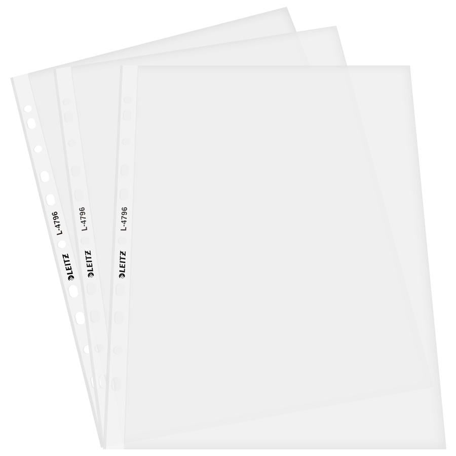 Poşet Dosyalar Leitz 4796 A4 Delikli Şeffaf Poşet Dosya 100'lü Paket Satın Al