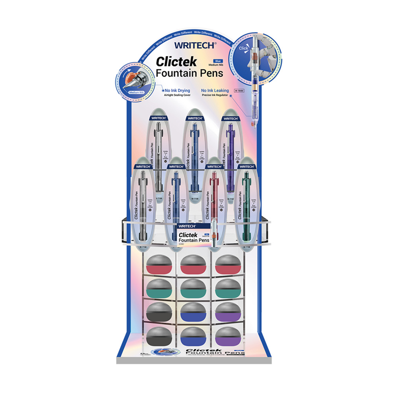 Prestij ve Dolma Kalemler WRITECH W-784M BASMALI DOLMA KALEM (M TIP) - 43'LÜ STAND Satın Al