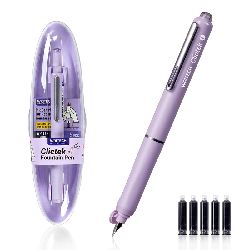 Prestij ve Dolma Kalemler WRITECH W-784 BASMALI DOLMA KALEM LİLA - BLİSTER Satın Al
