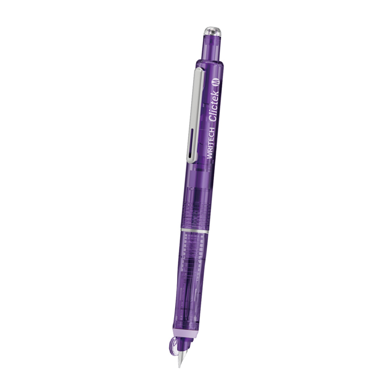 Prestij ve Dolma Kalemler WRITECH W-784M BASMALI DOLMA KALEM MOR GÖVDE (M TIP) - BLISTER Satın Al