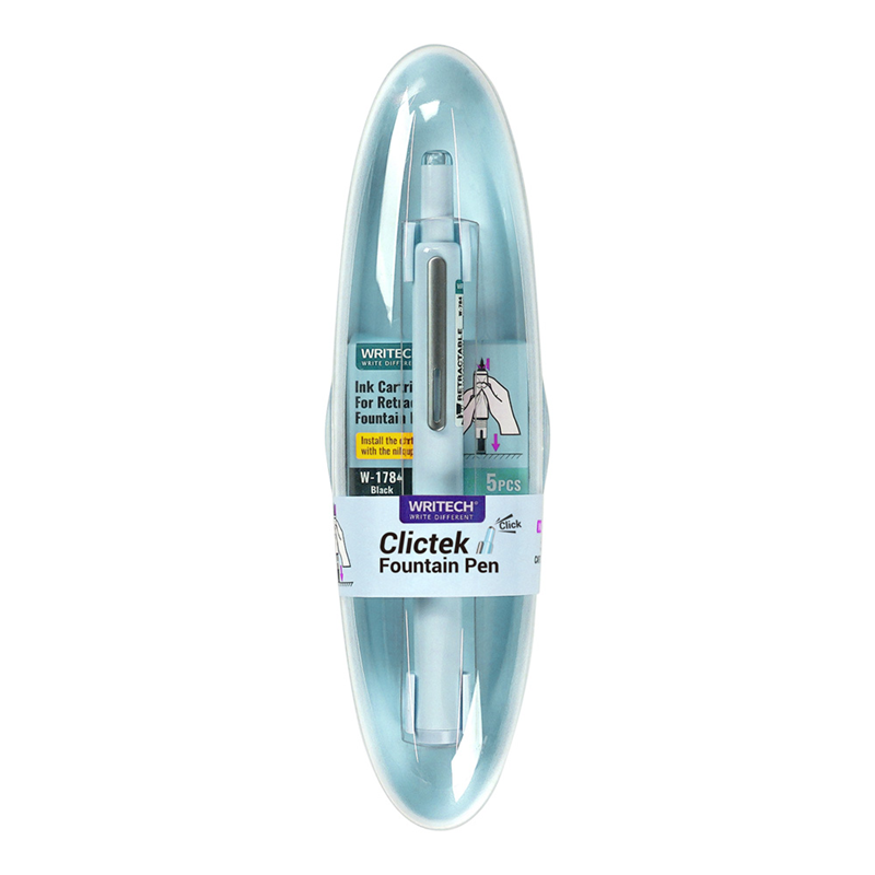 Prestij ve Dolma Kalemler WRITECH W-784 BASMALI DOLMA KALEM MAVİ - BLİSTER Satın Al