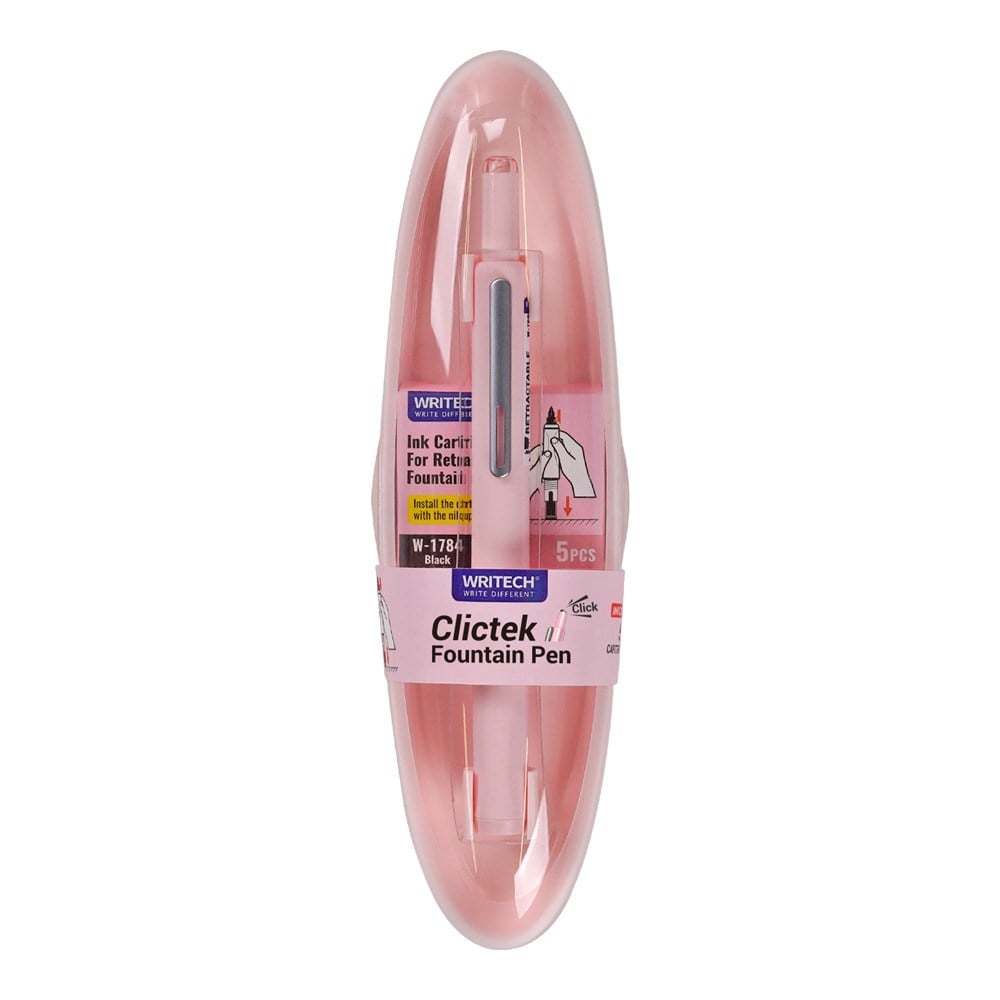 Prestij ve Dolma Kalemler WRITECH W-784 BASMALI DOLMA KALEM PEMBE - BLİSTER Satın Al