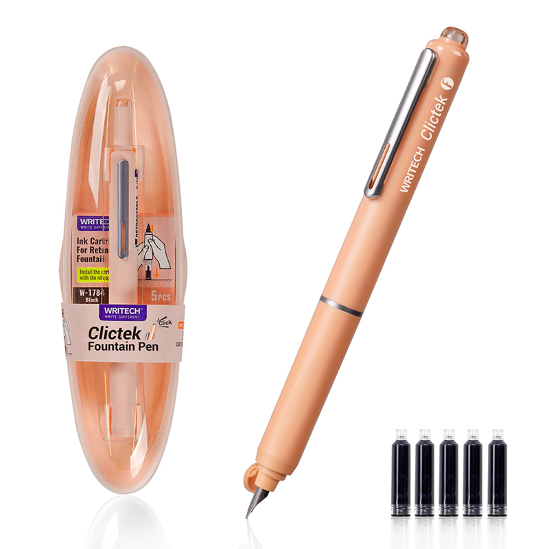Prestij ve Dolma Kalemler WRITECH W-784 BASMALI DOLMA KALEM TURUNCU - BLİSTER Satın Al