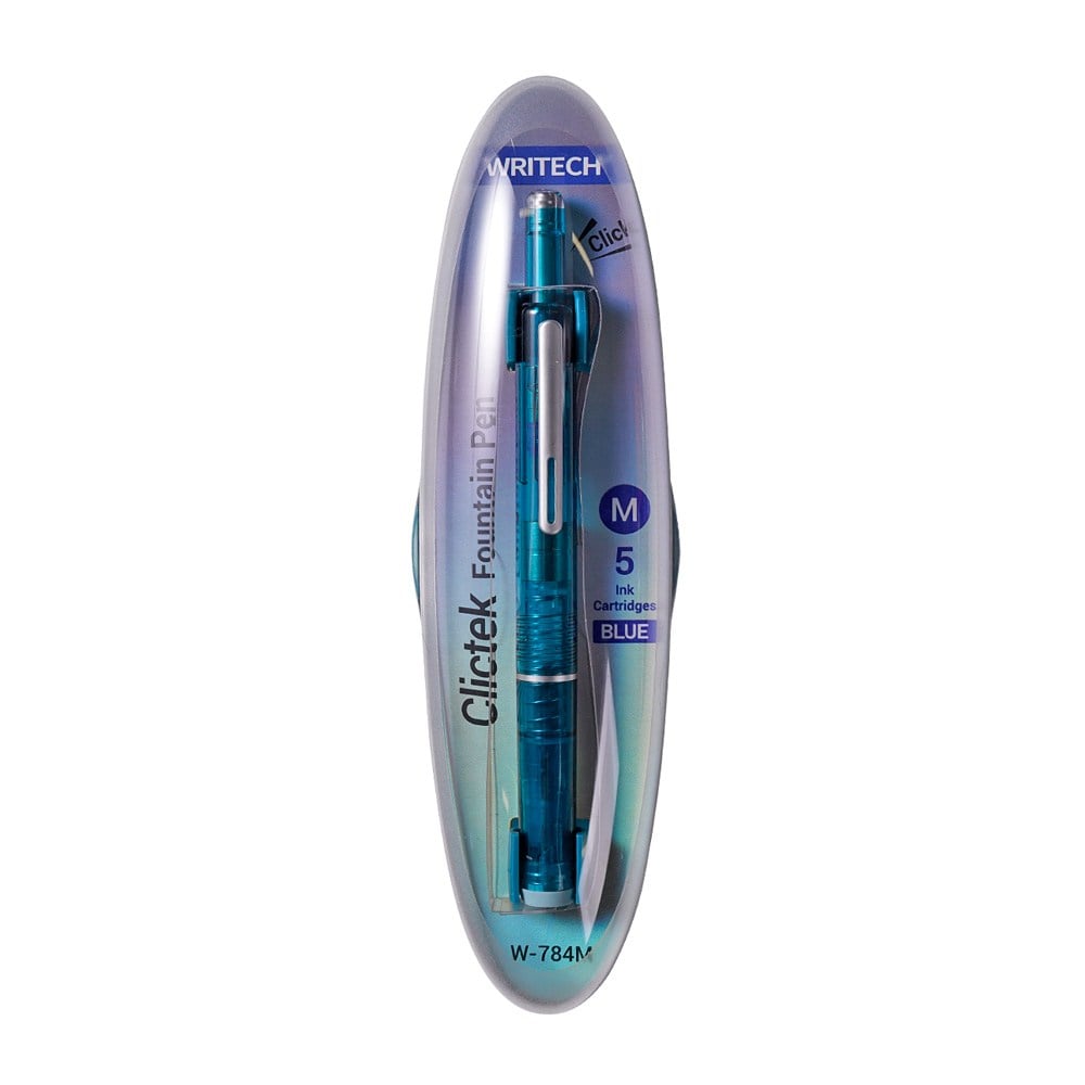 Prestij ve Dolma Kalemler WRITECH W-784M BASMALI DOLMA KALEM YEŞİL GÖVDE (M TIP) - BLISTER Satın Al