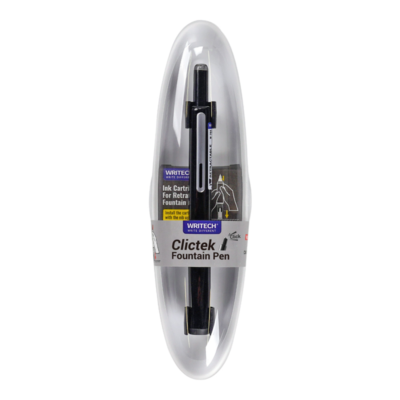 Prestij ve Dolma Kalemler WRITECH W-784 BASMALI DOLMA KALEM SİYAH - BLİSTER Satın Al