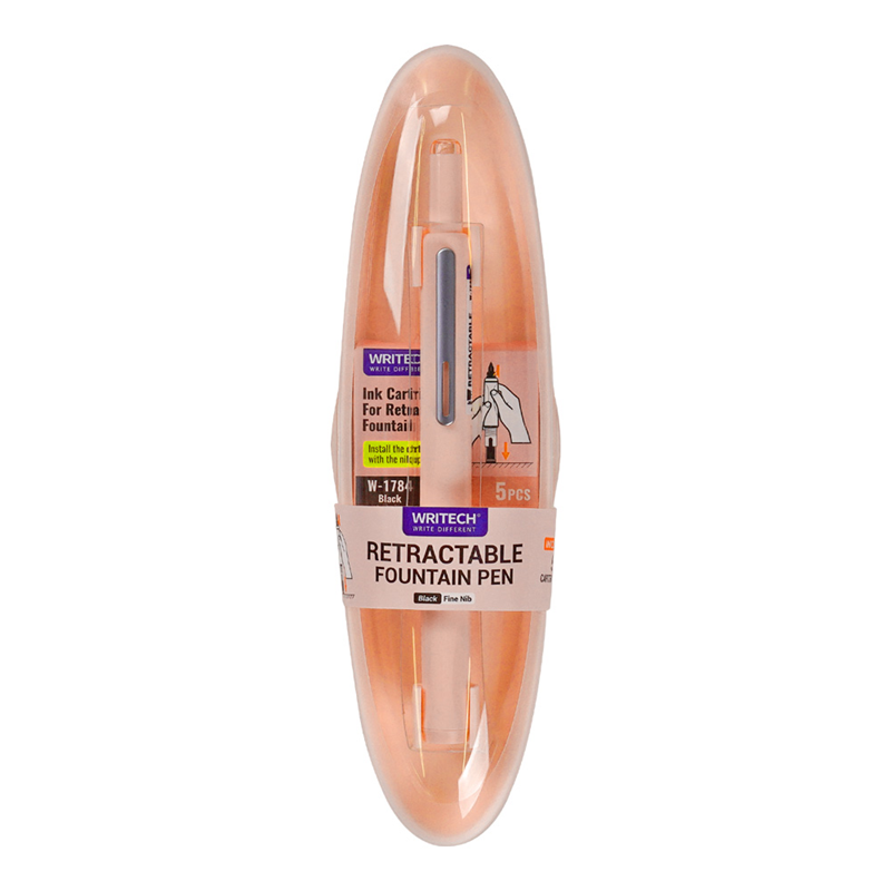 Prestij ve Dolma Kalemler WRITECH W-784 BASMALI DOLMA KALEM TURUNCU - BLİSTER Satın Al