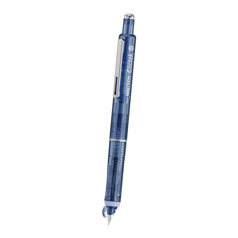 Prestij ve Dolma Kalemler WRITECH W-784M BASMALI DOLMA KALEM MAVİ GÖVDE (M TIP) - BLISTER Satın Al