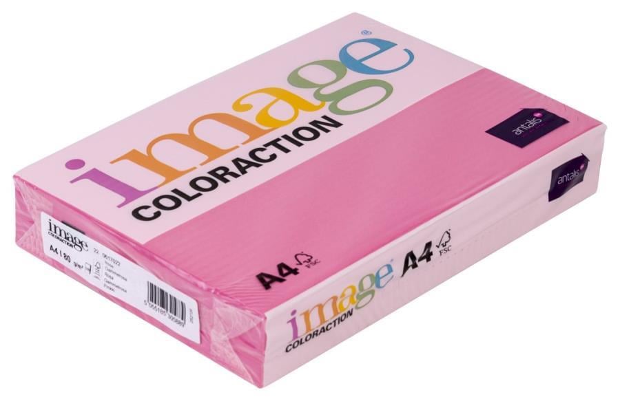 Renkli Fotokopi Kağıtları İmage A4 Renkli Fotokopi Kağıdı Açık Pembe 1 Paket 500 Adet Satın Al