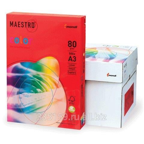 Renkli Fotokopi Kağıtları Maestro A4 Renkli Fotokopi Kağıdı Kırmızı CO44 80Gr 1 Koli Satın Al