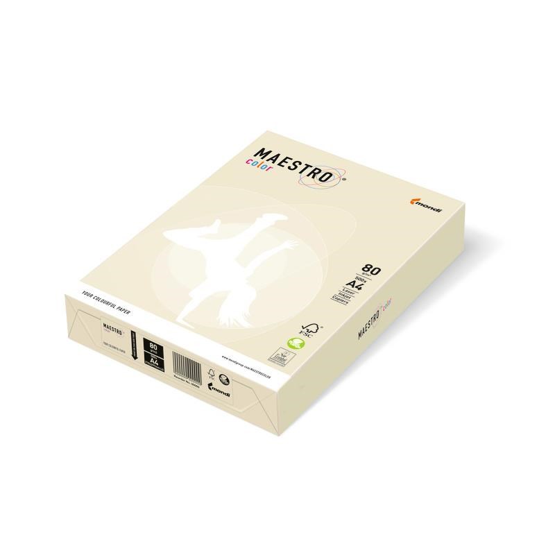 Renkli Fotokopi Kağıtları Maestro A4 Renkli Fotokopi Kağıdı CR20 Krem 80Gr 1 Koli 5 Paket Satın Al