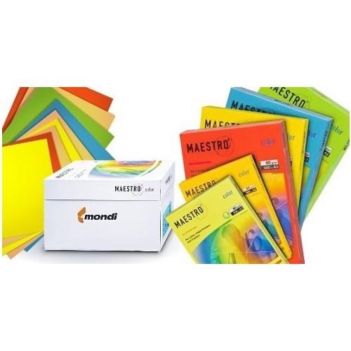 Renkli Fotokopi Kağıtları Maestro A4 Renkli Fotokopi Kağıdı AB48 Koyu Mavi 80Gr 1 Koli 5 Pk Satın Al