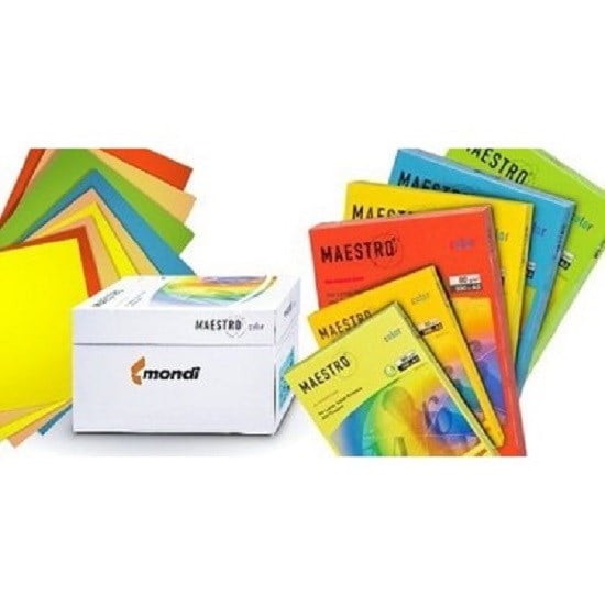 Renkli Fotokopi Kağıtları Maestro A4 Renkli Fotokopi Kağıdı Sarı Ye23 80Gr 5 Paket 1 Koli Satın Al