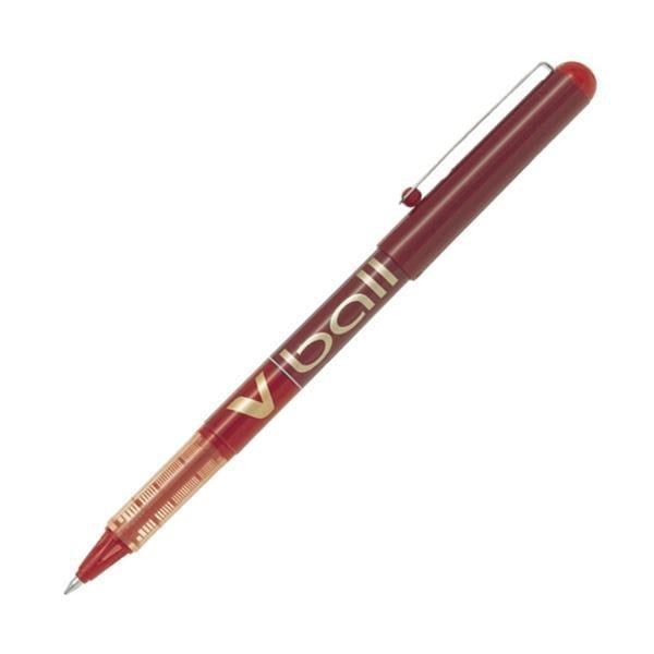 Roller ve Jel Kalemler Pilot V-Ball Roller Kalem 0.7mm Kırmızı Satın Al
