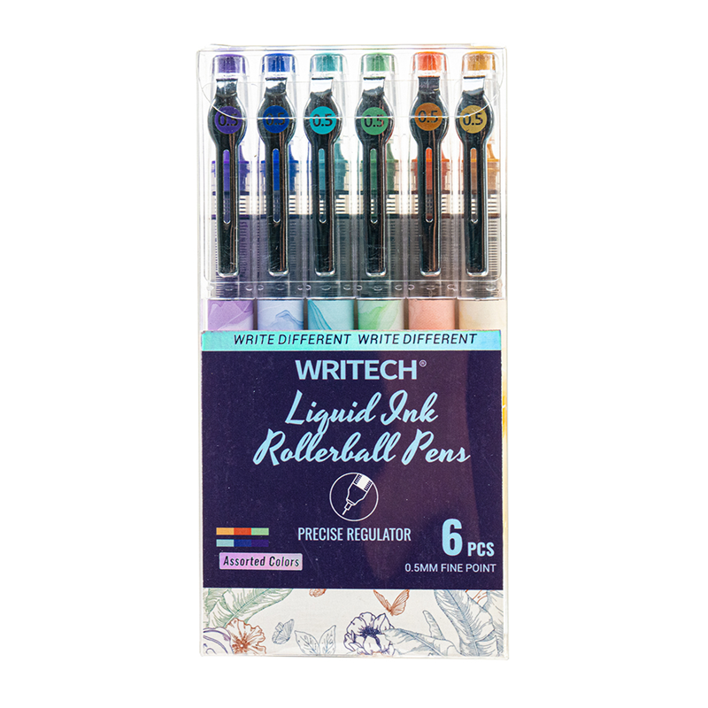 Roller ve Jel Kalemler WRITECH W-501 LIQUID ROLLER 4 RENK 0,5MM KALEM - 6'LI Satın Al