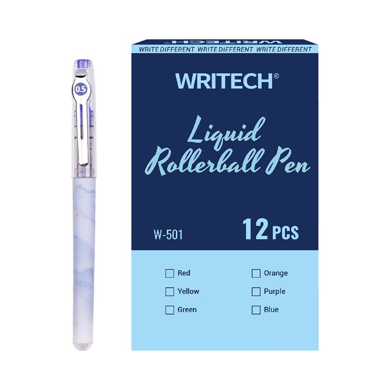 Roller ve Jel Kalemler WRITECH W-501 LIQUID ROLLER 0,5MM KALEM MAVİ - 12'Lİ KUTU Satın Al