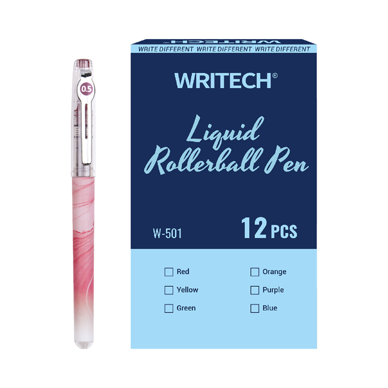 Roller ve Jel Kalemler WRITECH W-501 LIQUID ROLLER 0,5MM KALEM KIRMIZI - 12'Lİ KUTU Satın Al