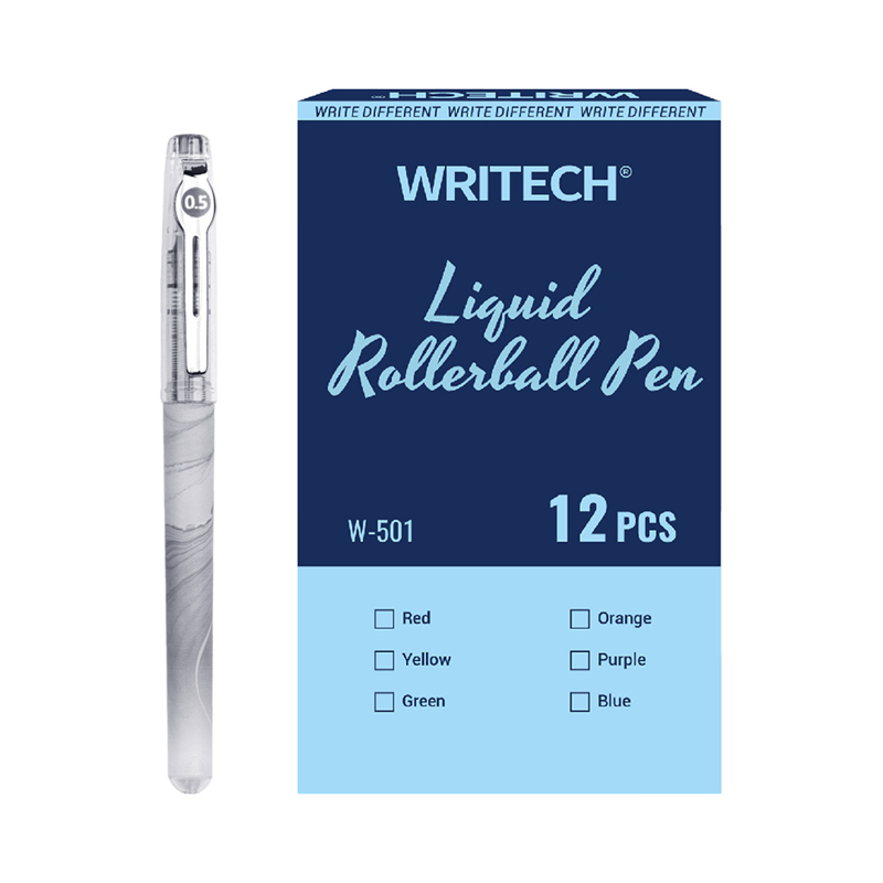 Roller ve Jel Kalemler WRITECH W-501 LIQUID ROLLER 0,5MM KALEM SİYAH - 12'Lİ KUTU Satın Al