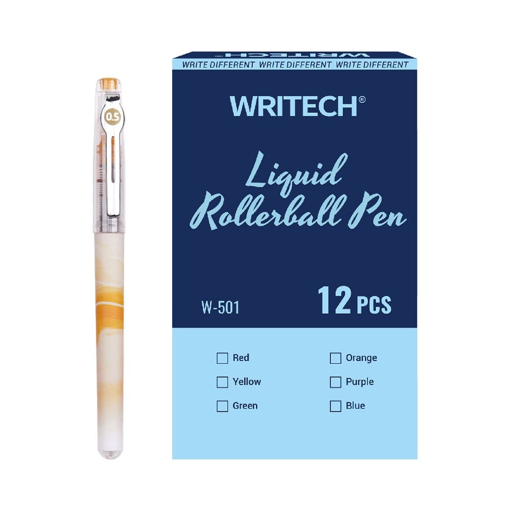 Roller ve Jel Kalemler WRITECH W-501 LIQUID ROLLER 0,5MM KALEM AMBER - 12'Lİ KUTU Satın Al
