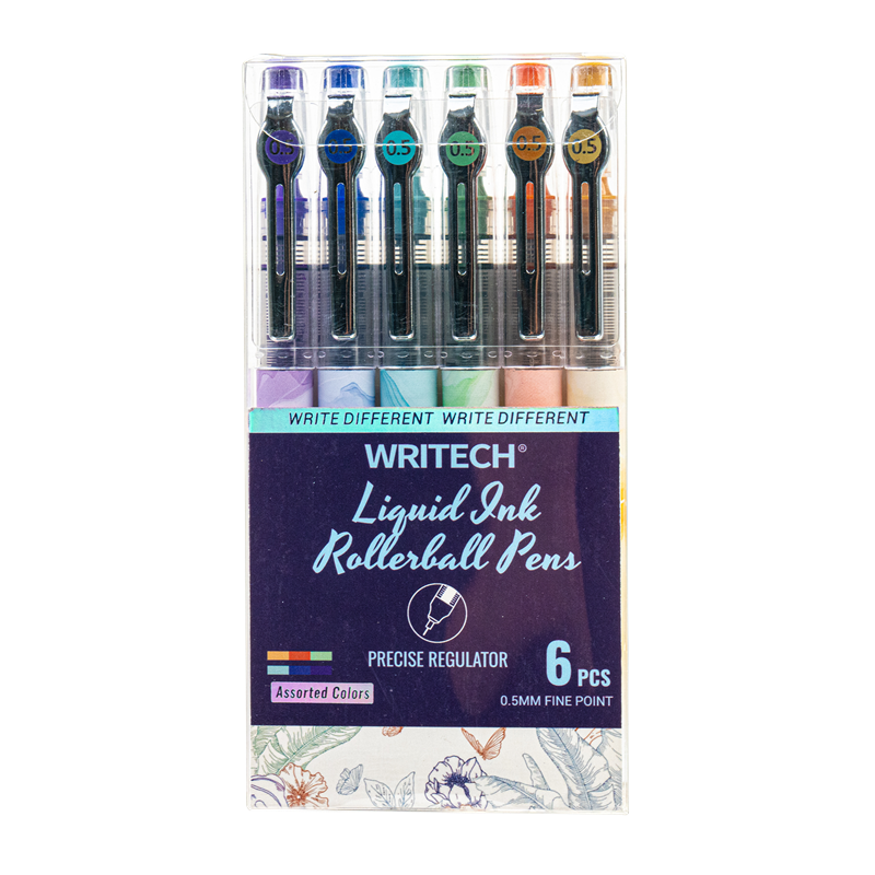 Roller ve Jel Kalemler WRITECH W-501 LIQUID ROLLER 4 RENK 0,5MM KALEM - 6'LI Satın Al