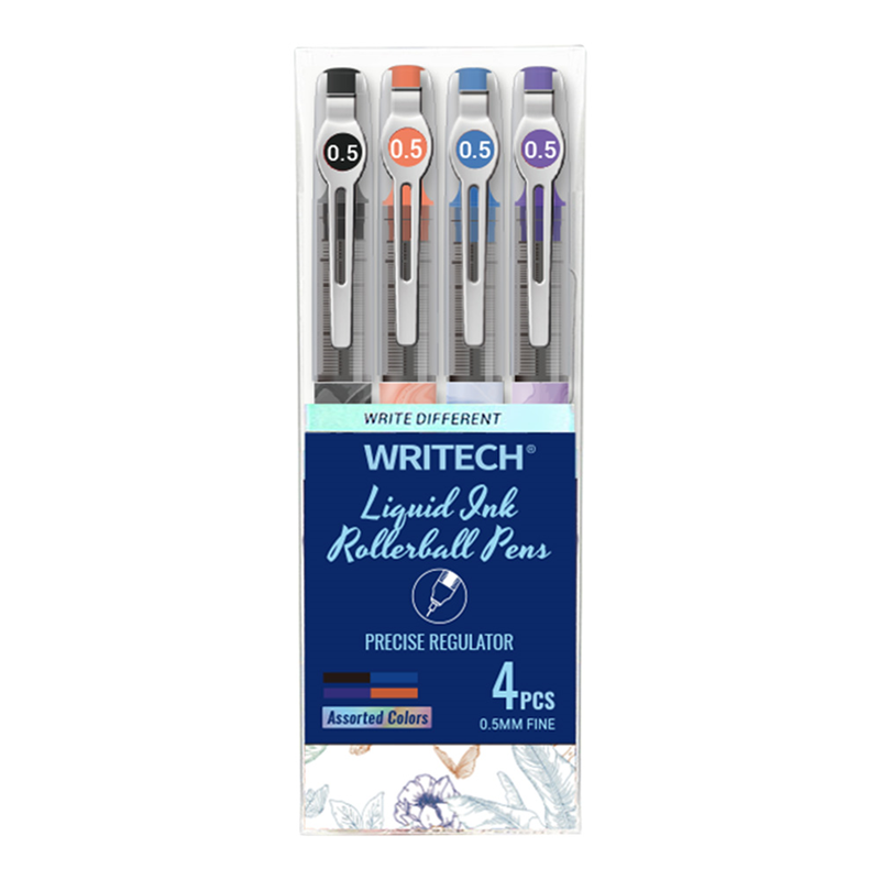 Roller ve Jel Kalemler WRITECH W-501 LIQUID ROLLER 4 RENK 0,5MM KALEM - 4'LÜ Satın Al