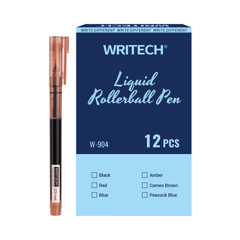 Roller ve Jel Kalemler WRITECH W-904 LIQUID ROLLER 0,5MM KALEM AÇIK KAHVE - 12'Lİ KUTU Satın Al