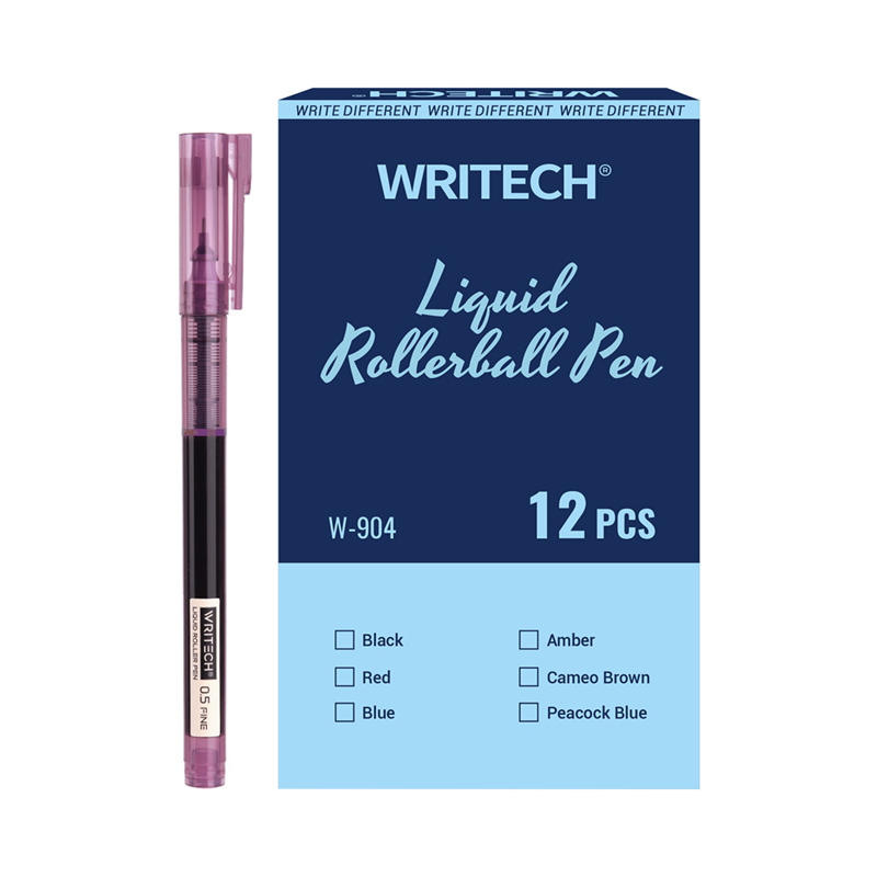 Roller ve Jel Kalemler WRITECH W-904 LIQUID ROLLER 0,5MM KALEM DUMANLI GÜL - 12'Lİ KUTU Satın Al