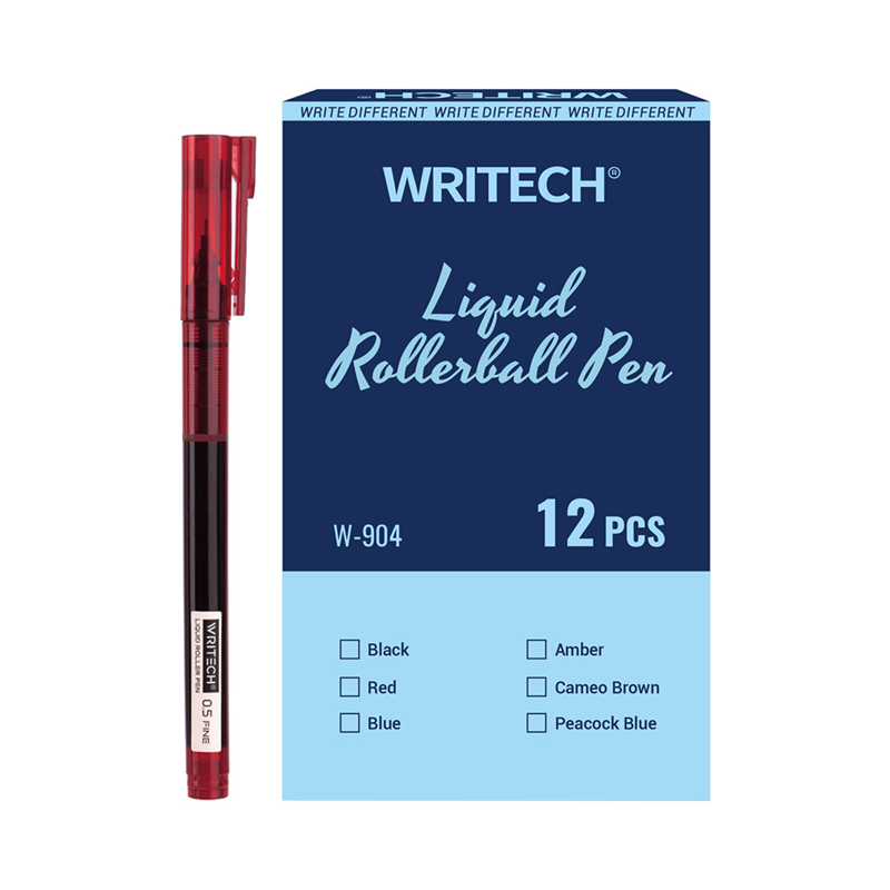 Roller ve Jel Kalemler WRITECH W-904 LIQUID ROLLER 0,5MM KALEM BORDO KIRMIZI - 12'Lİ KUTU Satın Al