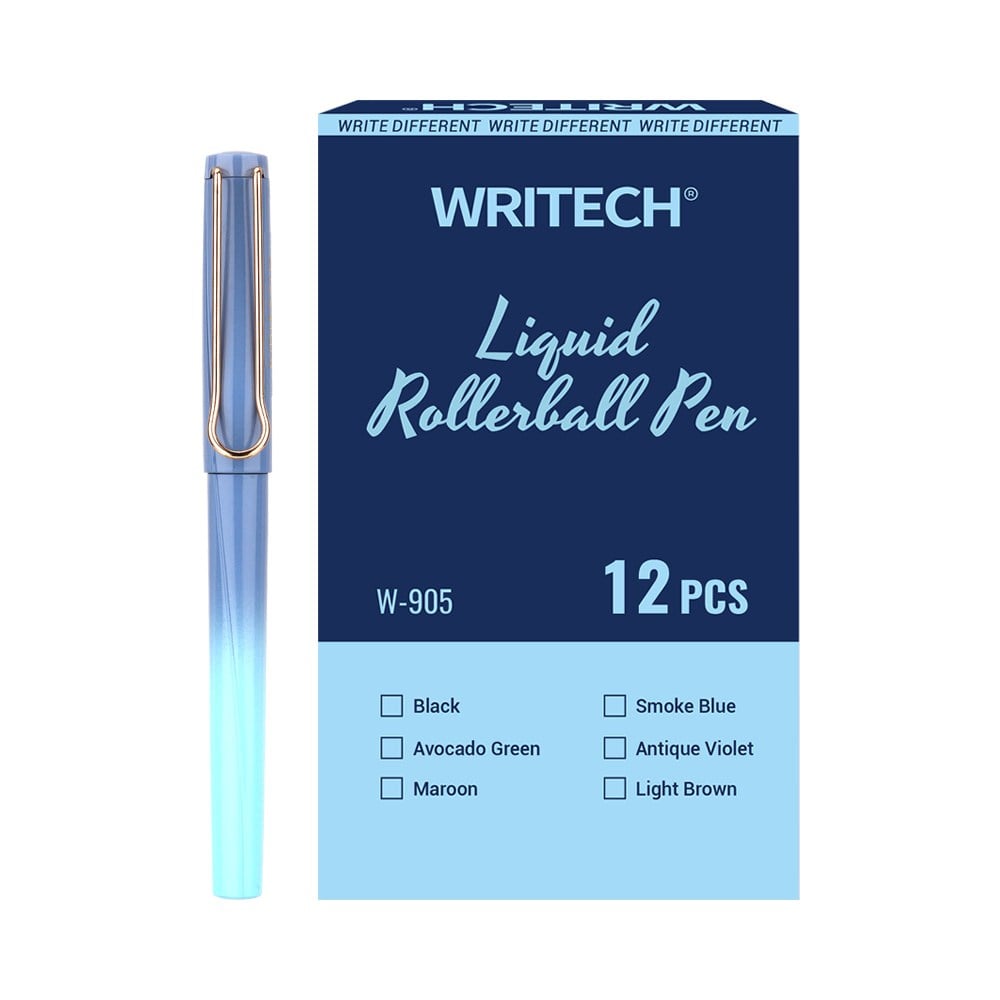 Roller ve Jel Kalemler WRITECH W-905 LIQUID ROLLER 0,5MM KALEM GÖK MAVİSİ - 12'Lİ KUTU Satın Al