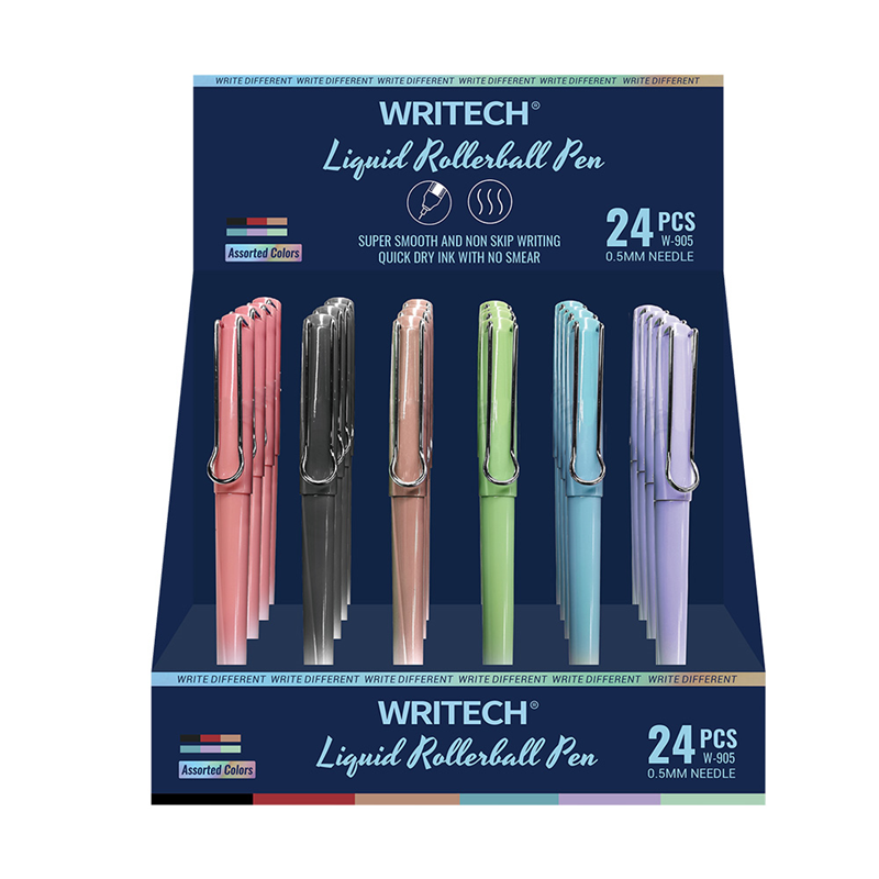 Roller ve Jel Kalemler WRITECH W-905 LIQUID ROLLER 4 RENK 0,5MM KALEM - 24'LÜ DISPLAY Satın Al