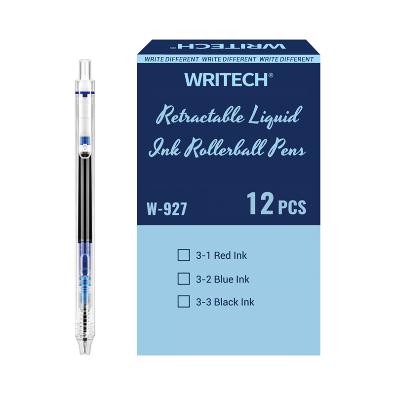 Roller ve Jel Kalemler WRITECH W-927 LIQUID ROLLER 0,5MM KALEM MAVİ - 12'Lİ KUTU Satın Al