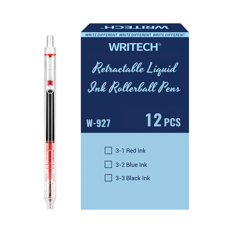 Roller ve Jel Kalemler WRITECH W-927 LIQUID ROLLER 0,5MM KALEM KIRMIZI - 12'Lİ KUTU Satın Al