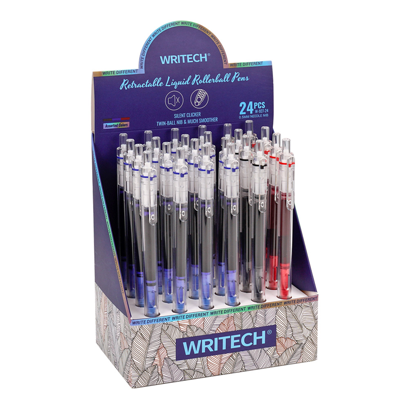 Roller ve Jel Kalemler WRITECH W-927 LIQUID ROLLER 0,5MM KALEM (MAVİ-SİYAH-KIRMIZI) - 24'LÜ SET Satın Al