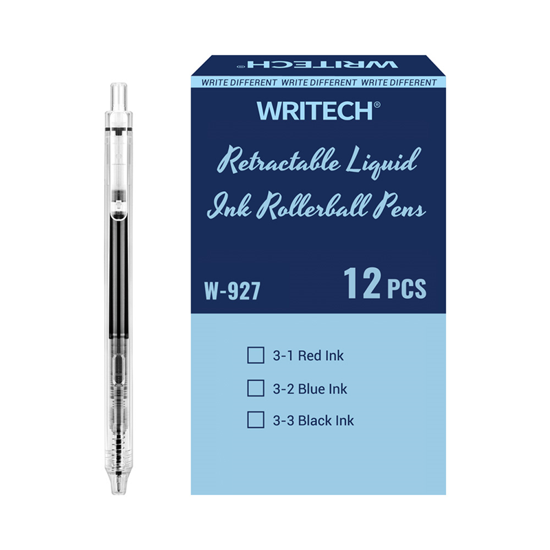 Roller ve Jel Kalemler WRITECH W-927 LIQUID ROLLER 0,5MM KALEM SİYAH - 12'Lİ KUTU Satın Al
