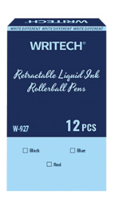 Roller ve Jel Kalemler WRITECH W-927 LIQUID ROLLER 0,5MM KALEM MAVİ - 12'Lİ KUTU Satın Al