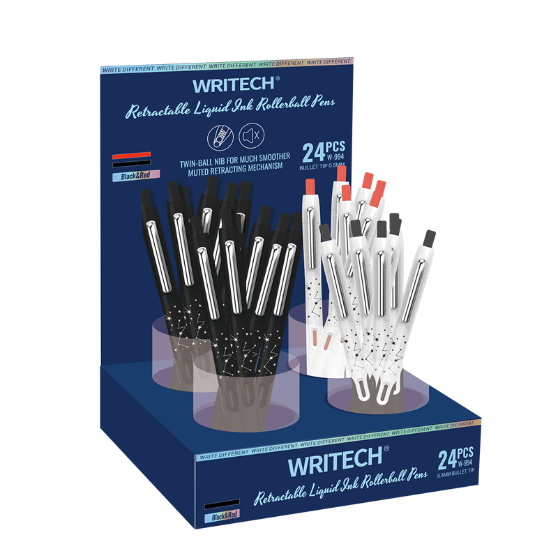Roller ve Jel Kalemler WRITECH W-994 0,5MM BASMALI ROLLER KALEM - 85'Lİ STAND Satın Al