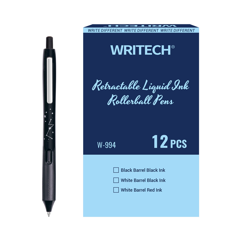 Roller ve Jel Kalemler WRITECH W-994 0,5MM BASMALI ROLLER KALEM SİYAH GÖVDE -12'Lİ KUTU Satın Al