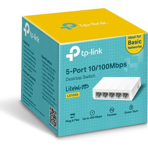 Router Tp-Link LS1005 5 Port 10-100 Mbps Switch Plastik Kasa Satın Al