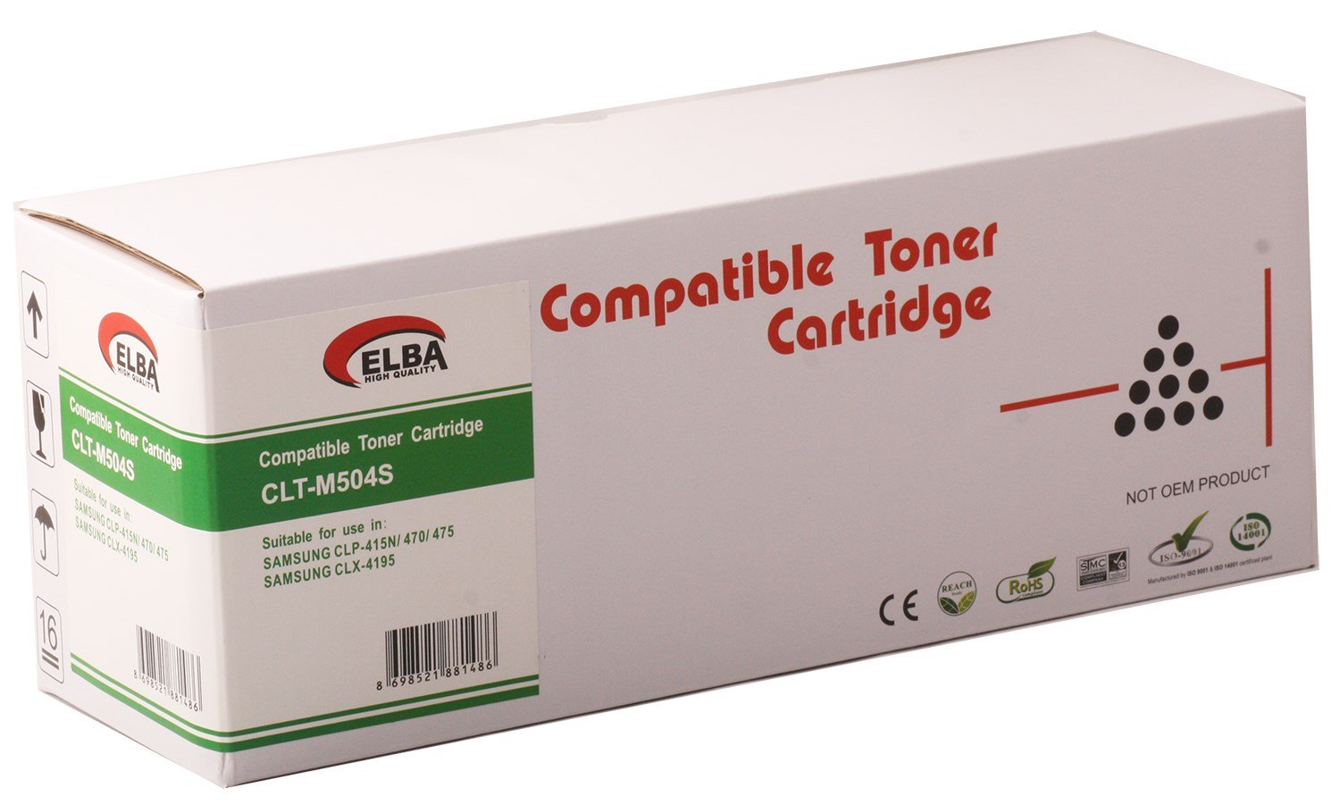 Samsung Muadil Toner ELBA SAMSUNG CLP415-CLX4195 KIRMIZI TONER Satın Al