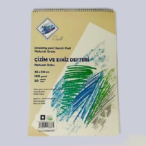 Sanatsal Resim Defterleri Art Liva Dali Eskiz ve Çizim Defteri 35x50 180gr 20 Sayfa Satın Al