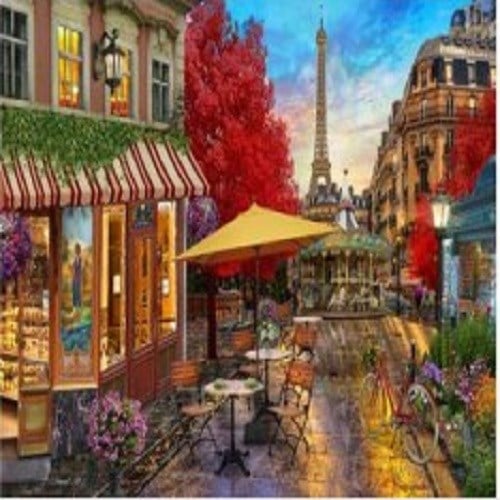 Sanatsal Resim Defterleri Art Liva Sayılarla Boyama Hobi Seti Tuvalli 40x50cm Paris Sokakları Satın Al